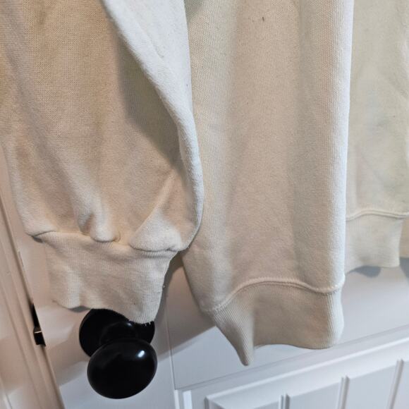 Vintage Cat Sweatshirt Women 2X White 90s Crafters Paradise Sewing Cottage Retro - Picture 5 of 12